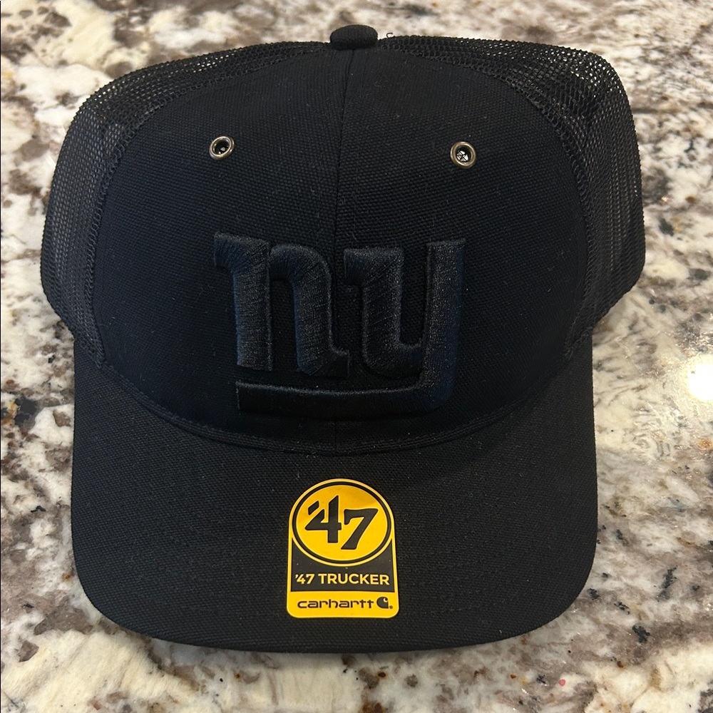 '47 x Carhartt Black Giants Trucker Cap with NY Logo
